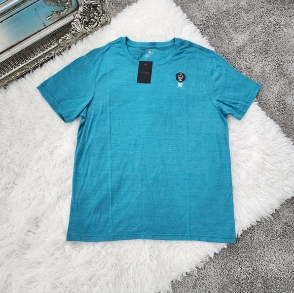 Hurley EVERYDAY EXPLORE ICON SHORT SLEEVE SHIRT. COLOR SEADOO. Size Larg… - Picture 1 of 7